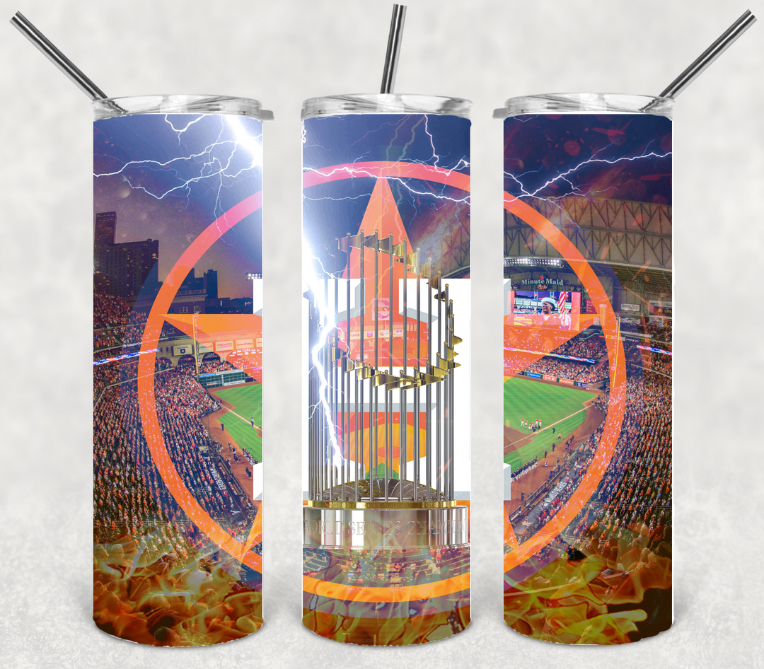 Houston Astros Tumbler, MLB, World Series, 20 oz tumbler, 30 oz tumbler