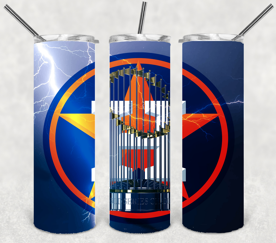 Houston Astros Tumbler, MLB, World Series, 20 oz tumbler, 30 oz tumbler