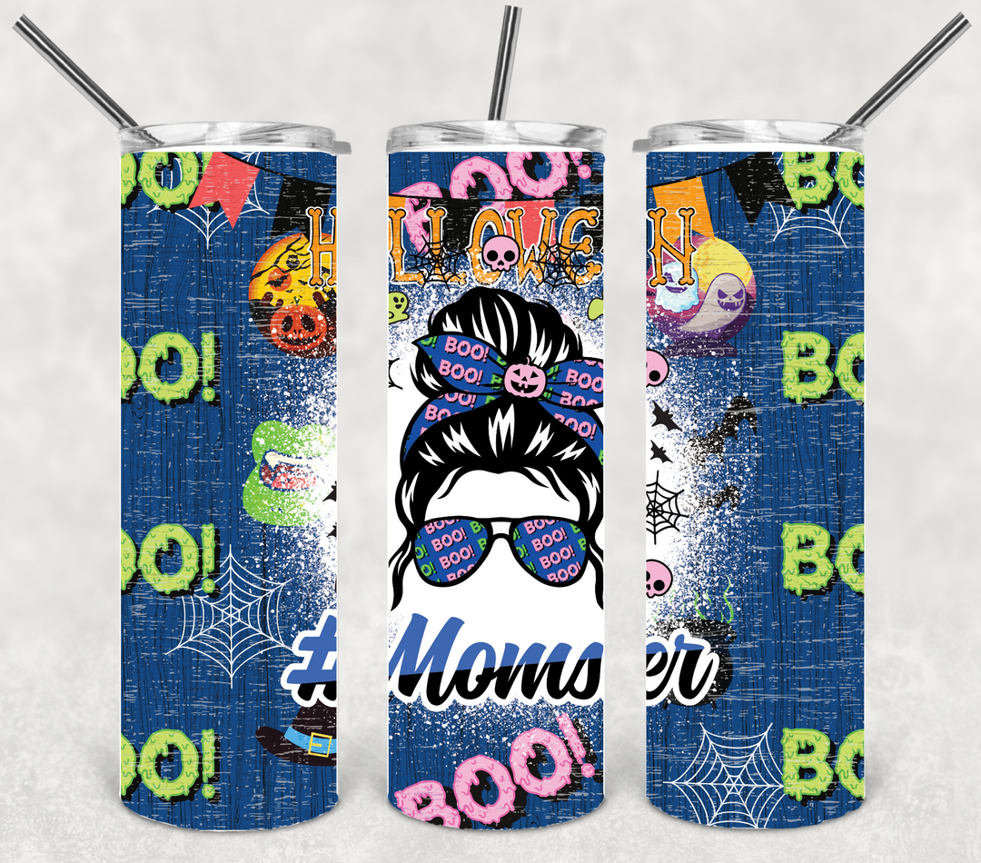 Halloween Themed Tumbler - Momster