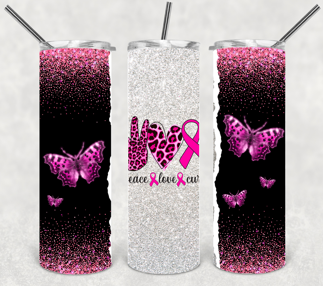 Breast Cancer Tumbler, Breast Cancer Awareness