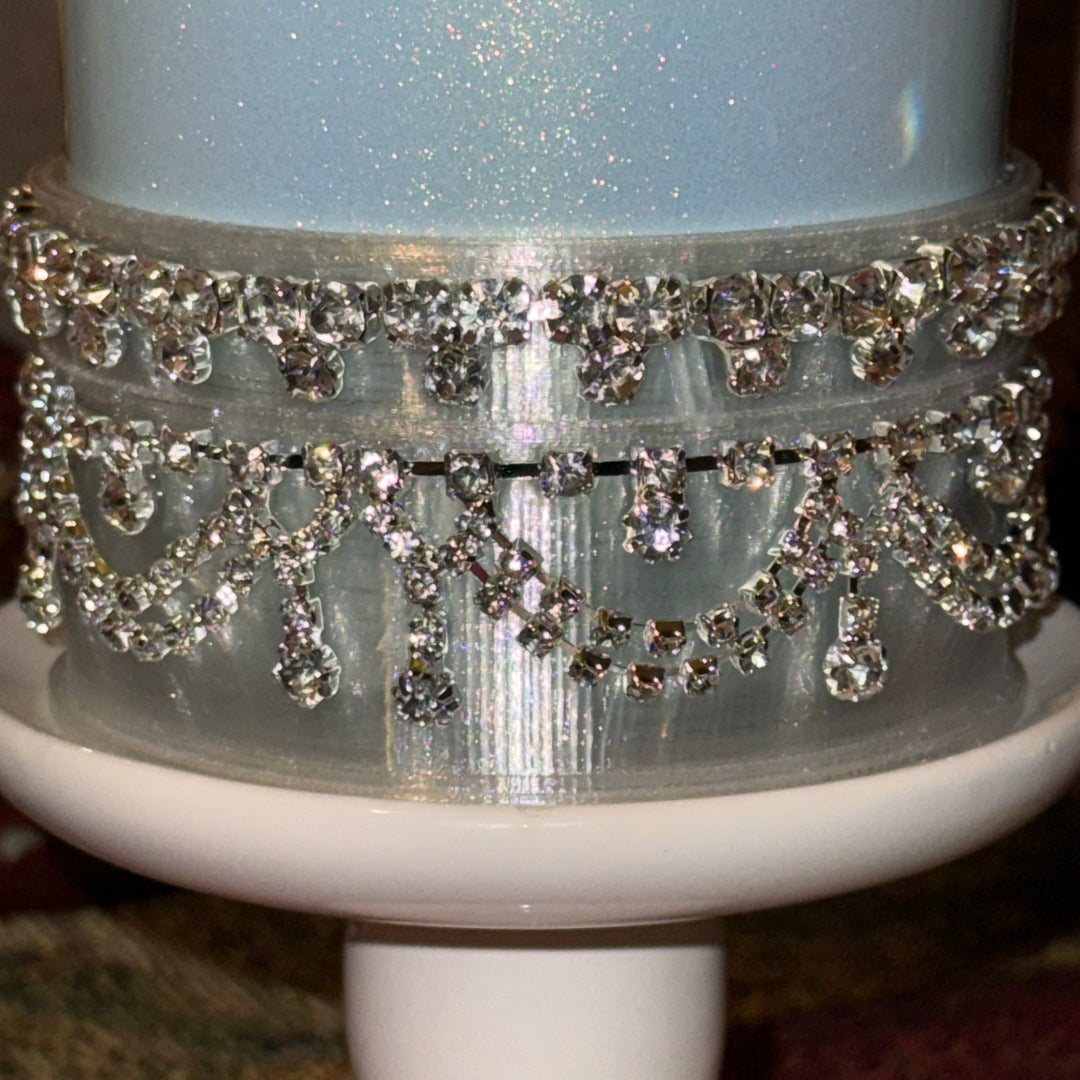 Custom Silver Rhinestone Princess Accessories - Laureen