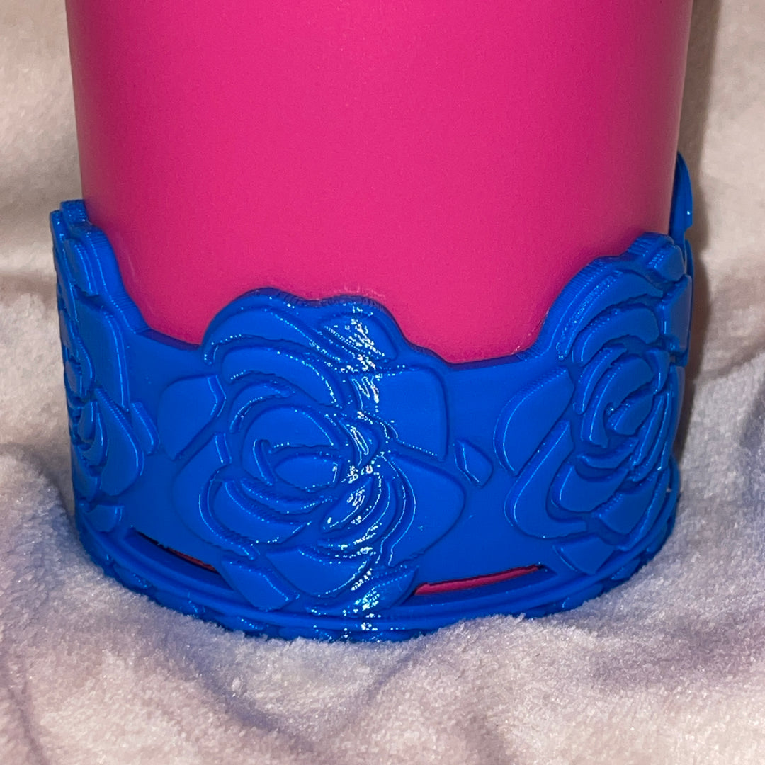 Rose Tumbler Boot, Tumbler Boot Sleeve, Princess Rose, Fit's Love Shack Fancy Stanley, Silicone Boot, Protective Sleeve, HOT SELLER