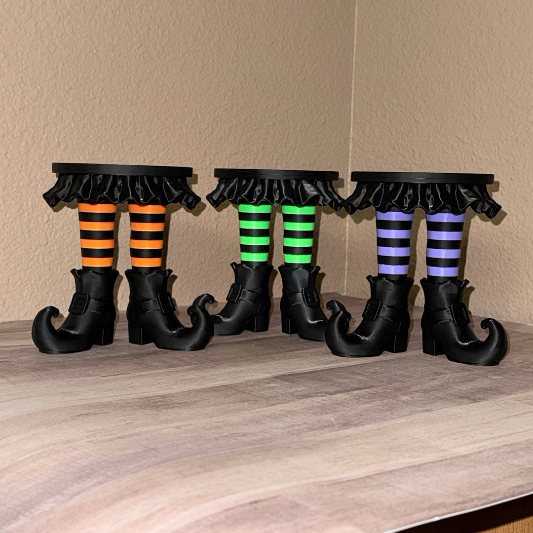 Digital Download - Witch Legs Candle Holder 3MF FIle