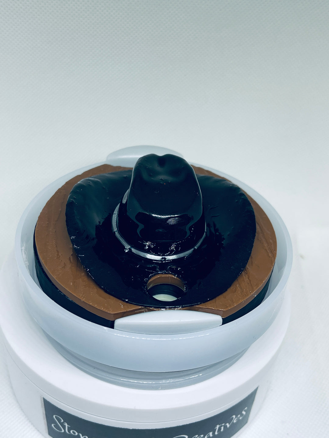 Cowboy Hat 40 oz tumbler topper, Rodeo themed tumbler topper, 3D Decorative Lid Attachment