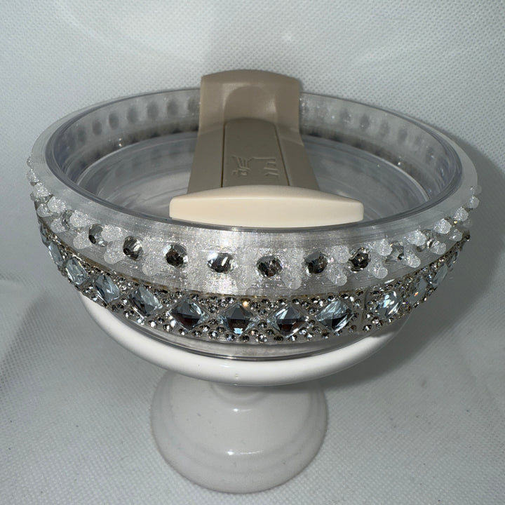 Silver Rhinestone Royal Princess Accessory Collection for Stanley tumblers