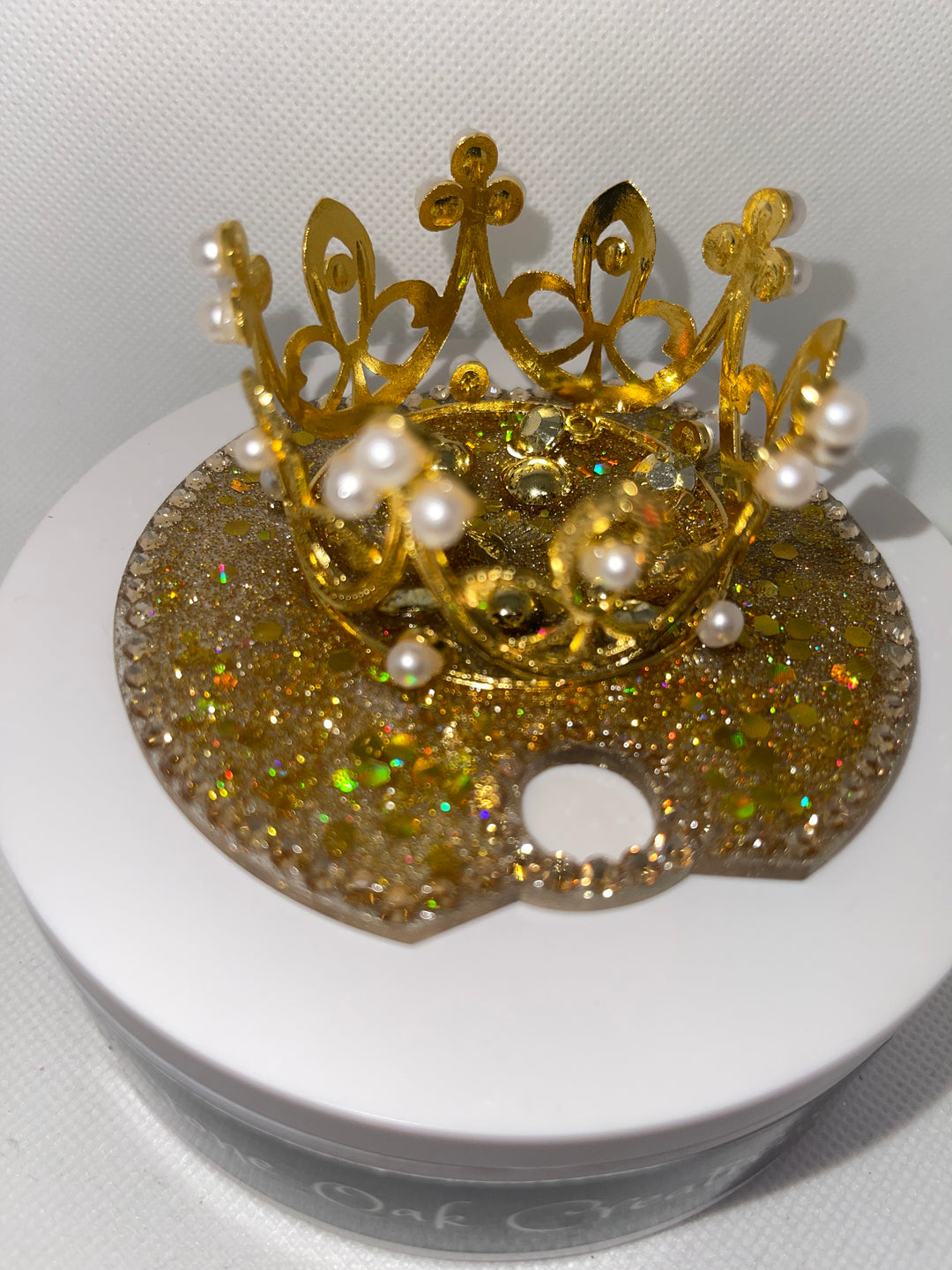 Bling Rhinestone Crown 40 oz Topper, Diva Topper, Queen Topper, Rhinestone Tumbler Lid 3D decorative tumbler lid attachment, unique gift