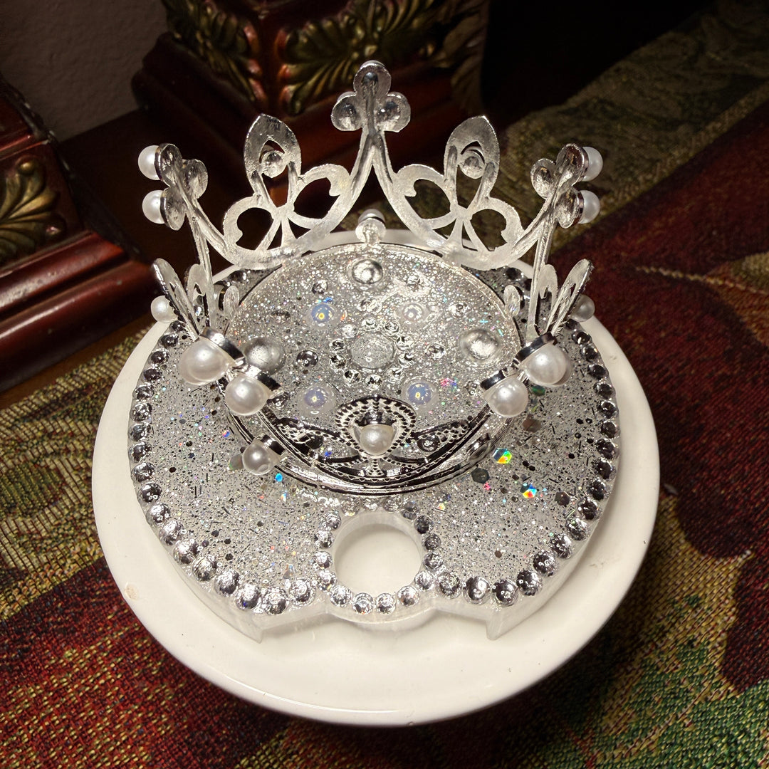 Diamonds and Pearls Collection 2 - Fancy Rhinestone Royal Princess Collection for Stanley tumblers, crown topper, halo, boot or straw topper, unique gift