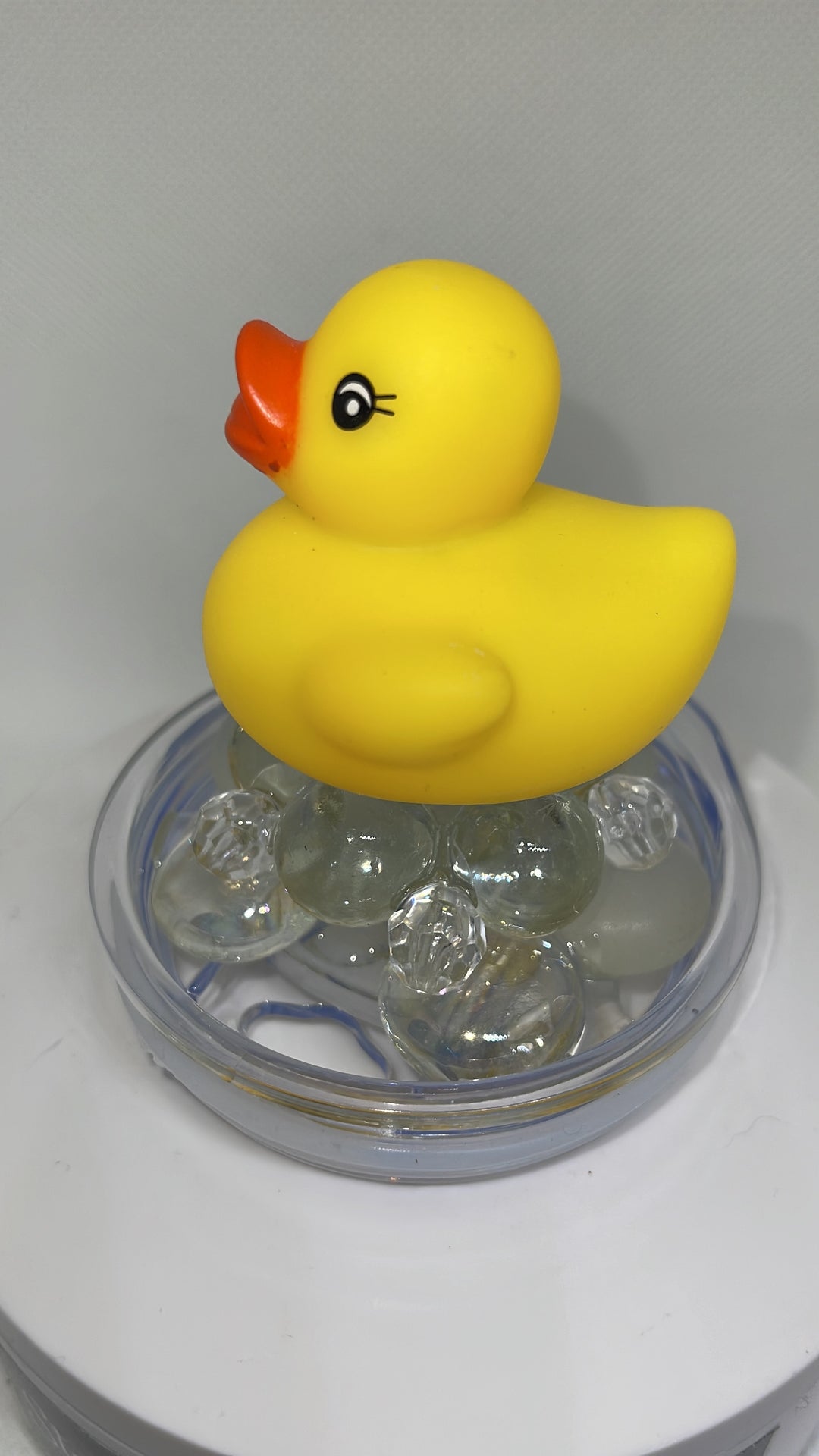 Duckie Duck Tumbler Topper 3D Decorative Lid