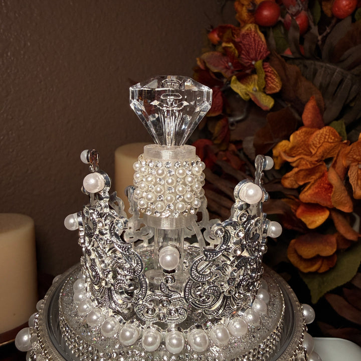 Diamonds and Pearls Collection 2 - Fancy Rhinestone Royal Princess Collection for Stanley tumblers, crown topper, halo, boot or straw topper, unique gift