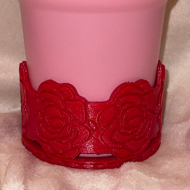 Rose Tumbler Boot, Tumbler Boot Sleeve, Princess Rose, Fit's Love Shack Fancy Stanley, Silicone Boot, Protective Sleeve, HOT SELLER