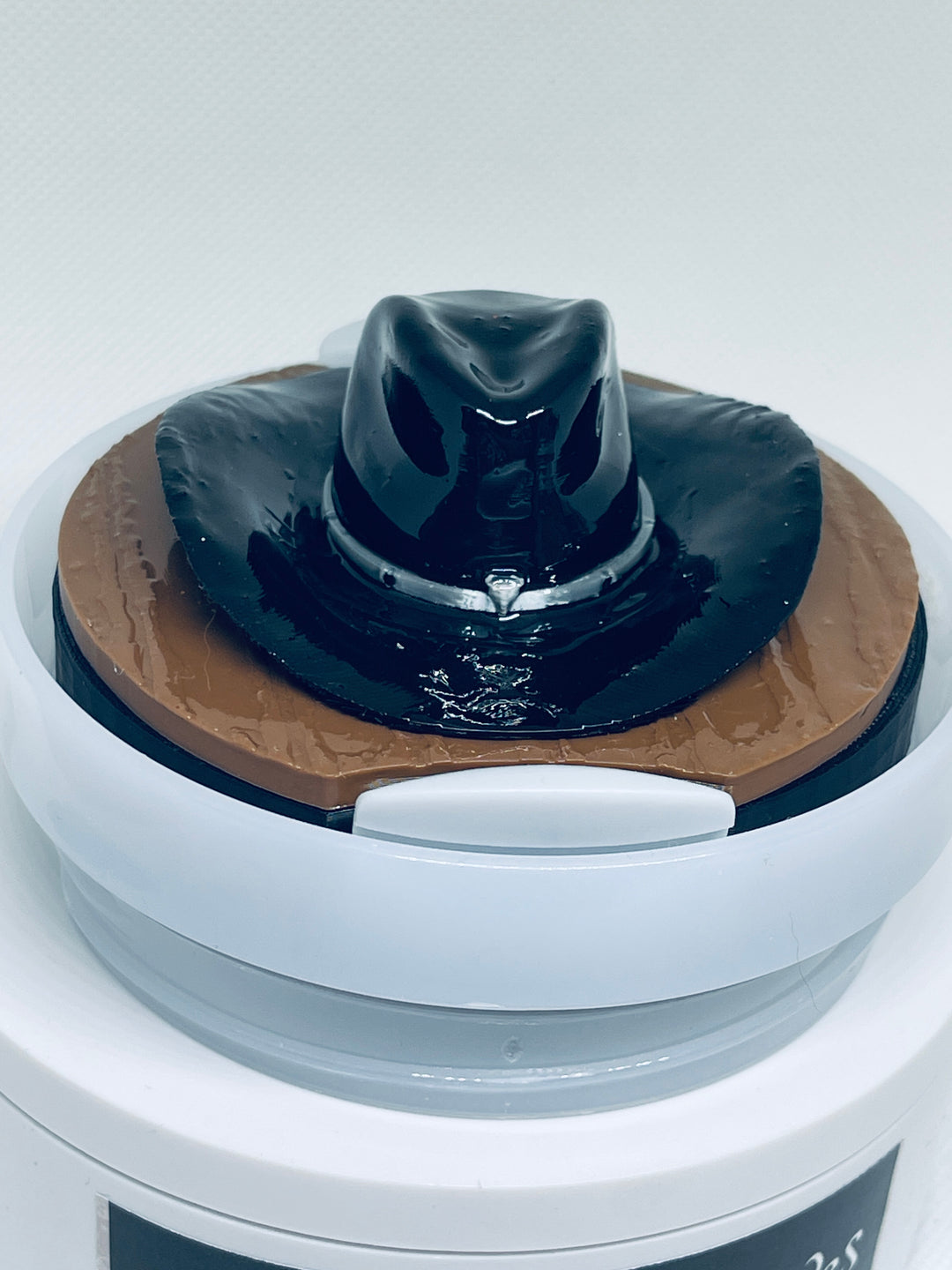 Cowboy Hat 40 oz tumbler topper, Rodeo themed tumbler topper, 3D Decorative Lid Attachment