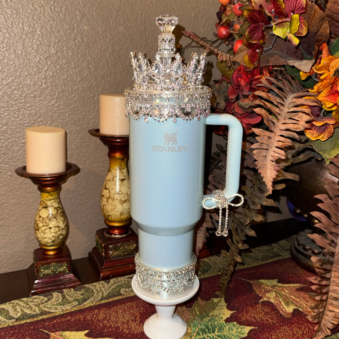 Custom Silver Rhinestone Princess Accessories - Laureen