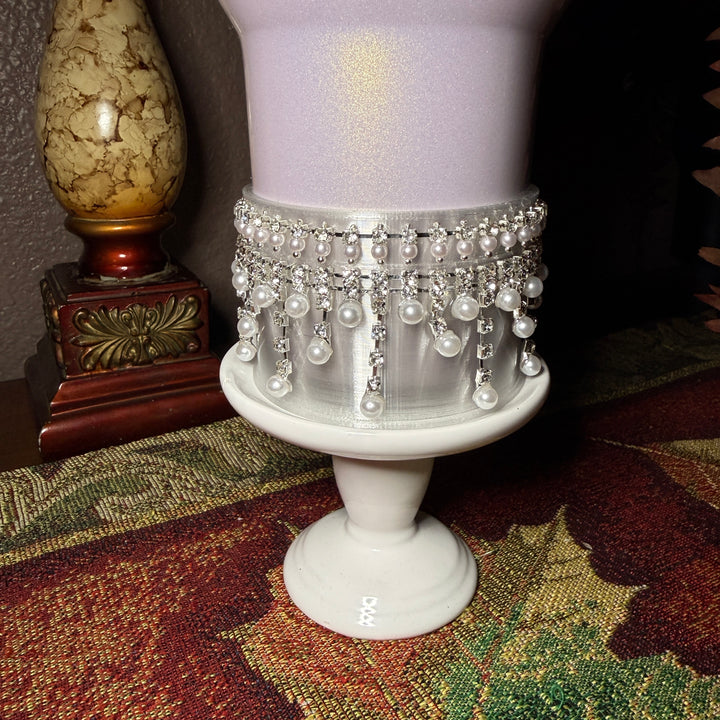 Diamonds and Pearls Collection 2 - Fancy Rhinestone Royal Princess Collection for Stanley tumblers, crown topper, halo, boot or straw topper, unique gift