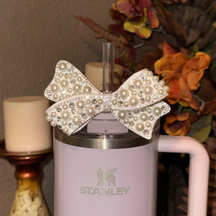 Diamonds and Pearls Collection 2 - Fancy Rhinestone Royal Princess Collection for Stanley tumblers, crown topper, halo, boot or straw topper, unique gift