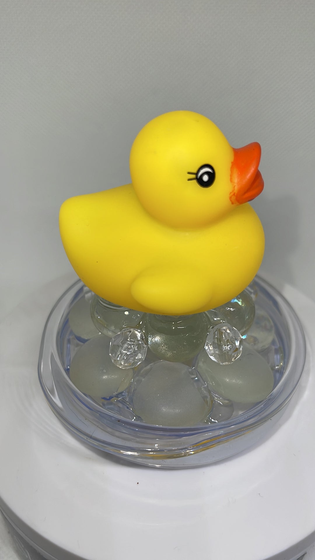 Duckie Duck Tumbler Topper 3D Decorative Lid
