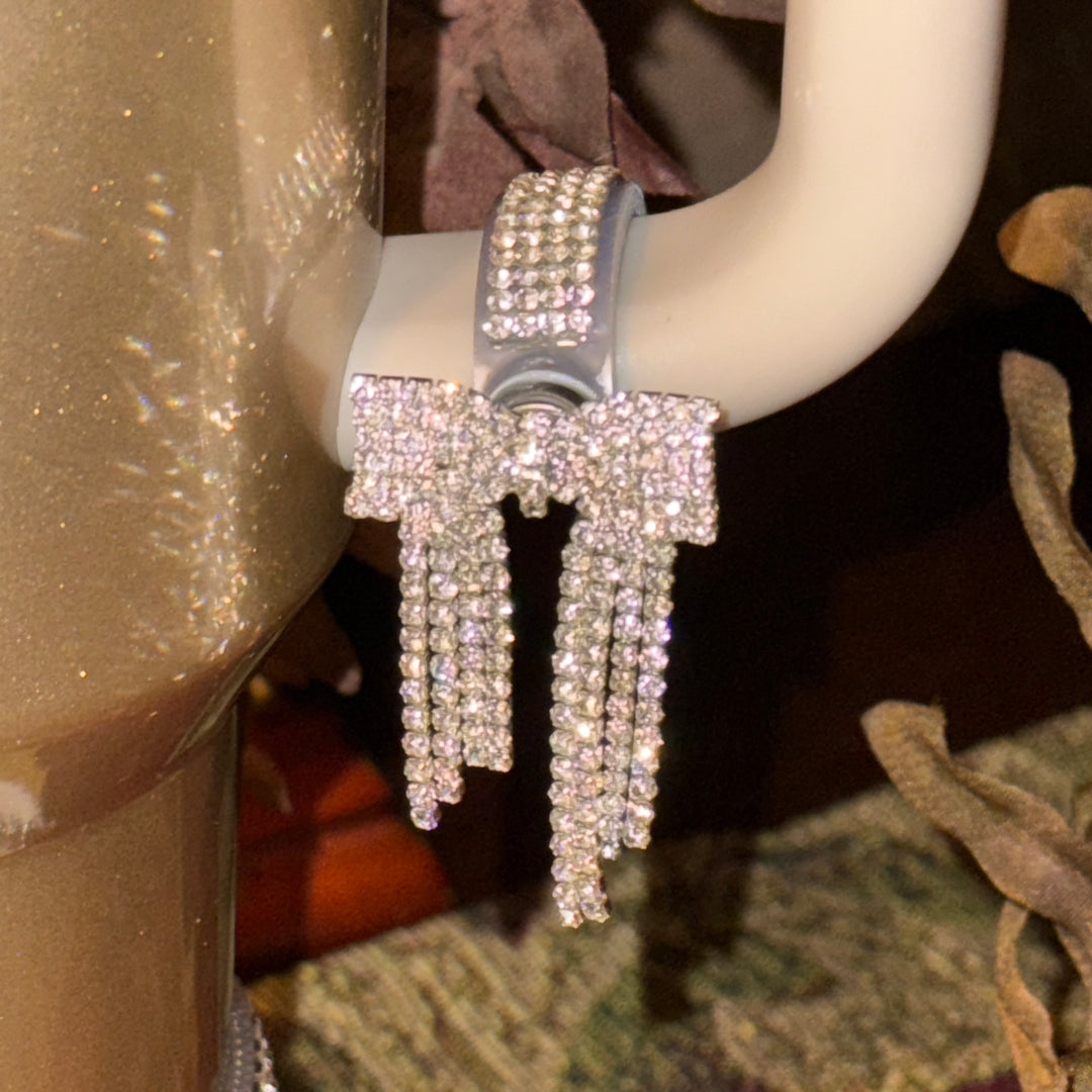 RELAUNCHED OG Fancy Rhinestone Royal Princess Accessory for Stanley tumblers BEST SELLER Crown Topper, Royal Queen Halo Bling Bangle Band Boot Straw