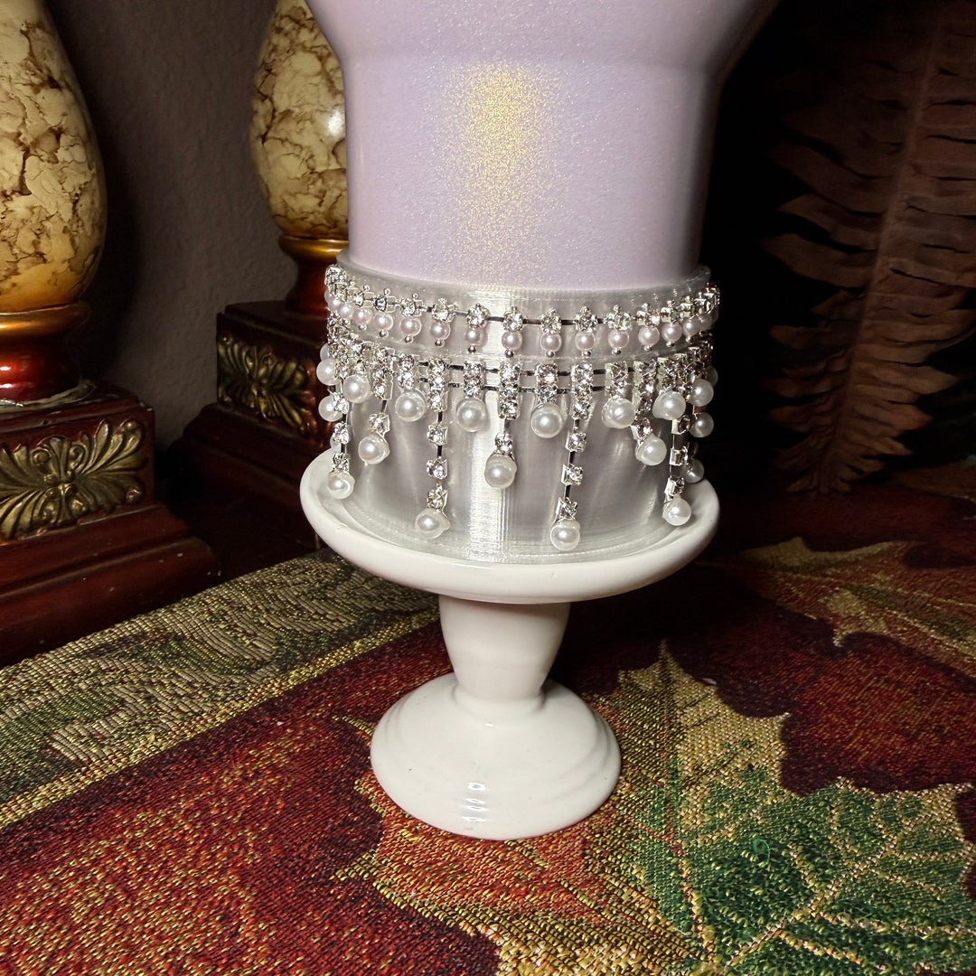 Diamonds and Pearls Collection 2 - Fancy Rhinestone Royal Princess Collection for Stanley tumblers, crown topper, halo, boot or straw topper, unique gift