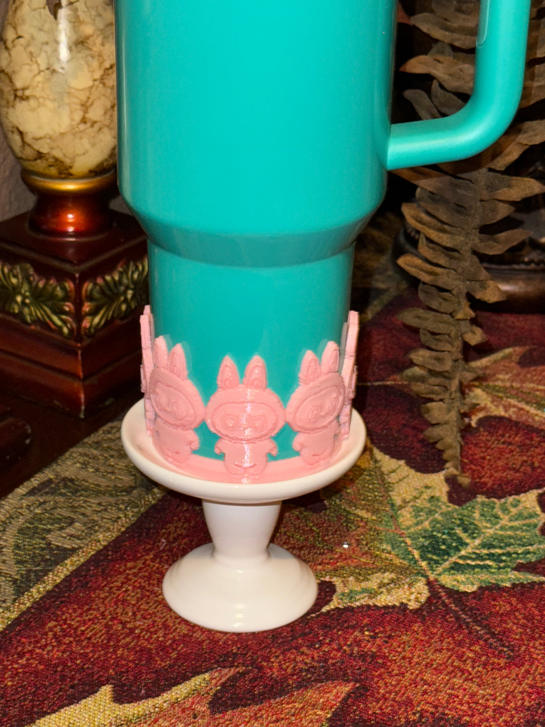 Labubu Tumbler Boot Halo or Straw Topper for Stanley Tumblers, 20 oz, 30 oz or 40 oz - Custom colors available