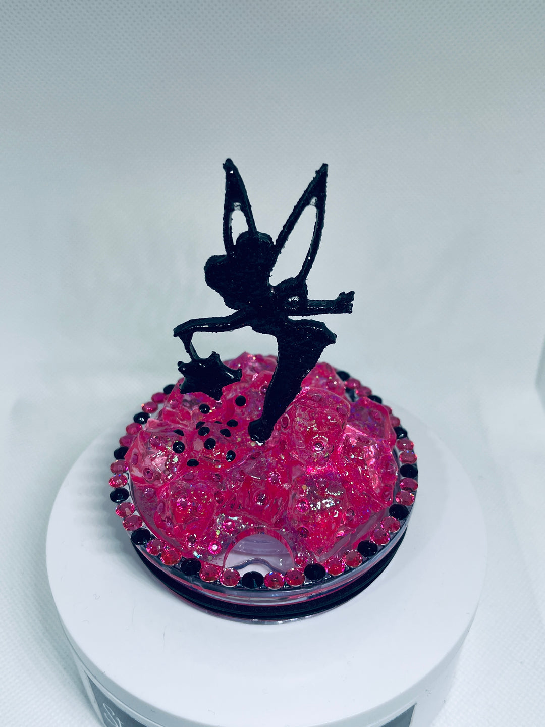 Fairy Tumbler Topper, 3D Decorative Lid