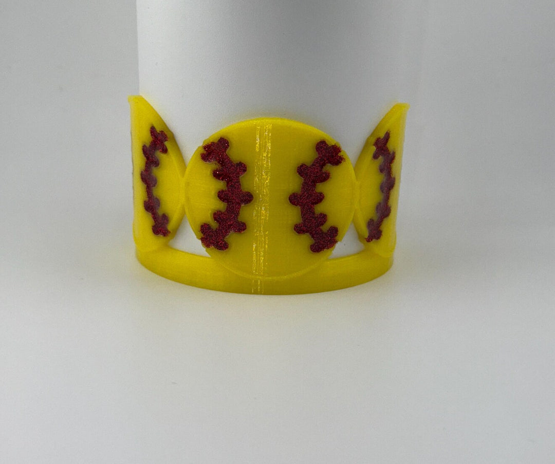 Baseball Softball Tee Ball Tumbler Boot, Sports Tumbler Boot Sleeve, Protective Sleeve, Fit's Stanley and otherTumblers