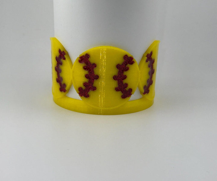 Baseball Softball Tee Ball Tumbler Boot, Sports Tumbler Boot Sleeve, Protective Sleeve, Fit's Stanley and otherTumblers
