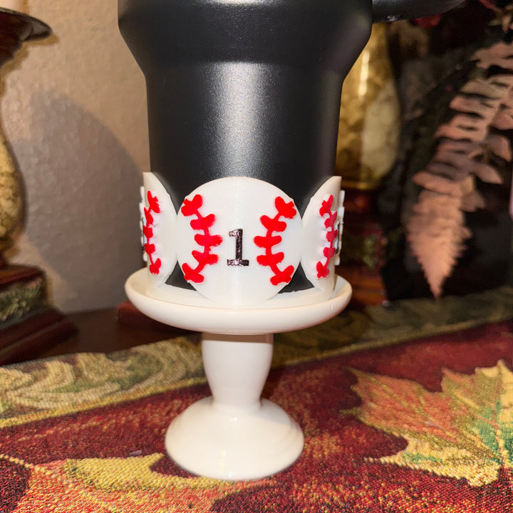 Baseball Softball Tee Ball Tumbler Boot, Sports Tumbler Boot Sleeve, Protective Sleeve, Fit's Stanley and otherTumblers