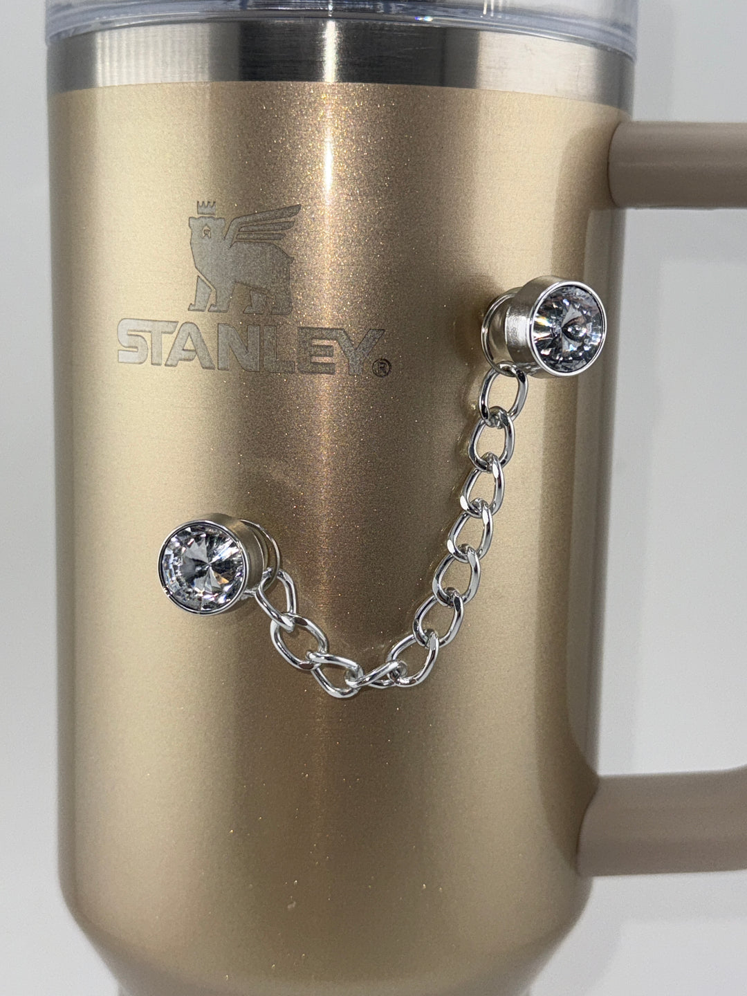 Diamond and Pearl Chain Tumbler Charm Magnets, Tumbler Accessories, magnetic Stanley decorations, locker magents, refrigerator magnets, unique gift