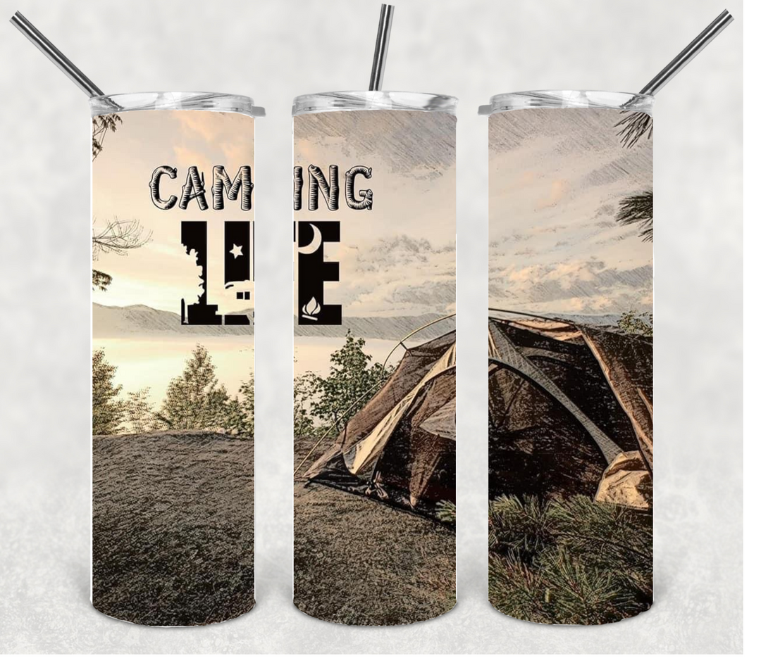 Camping Life Camping Tumbler, #camplife