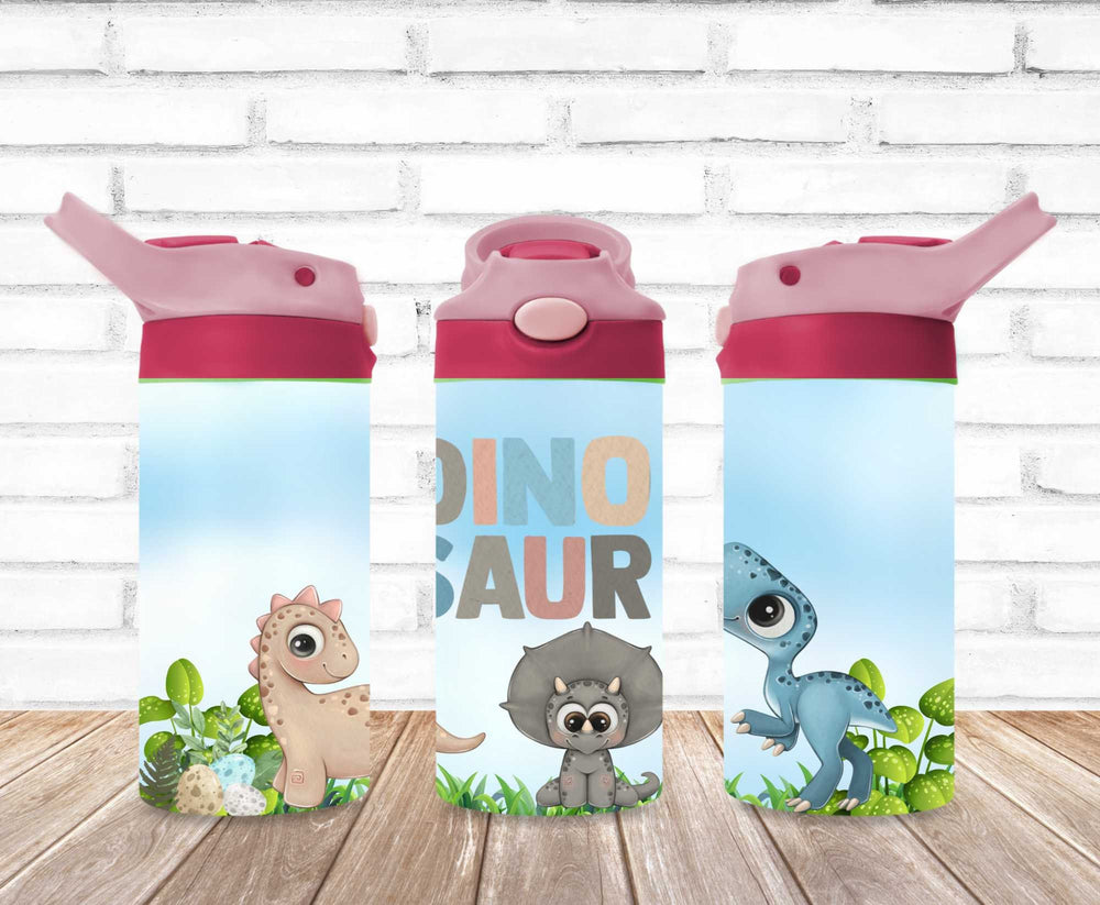 Kids Dinosaur Tumbler - Kids Water Bottle | Kids Water Tumbler | Great Kids Gift | Kids Sippy Cup | Back To School Cup - HOT SELLER!