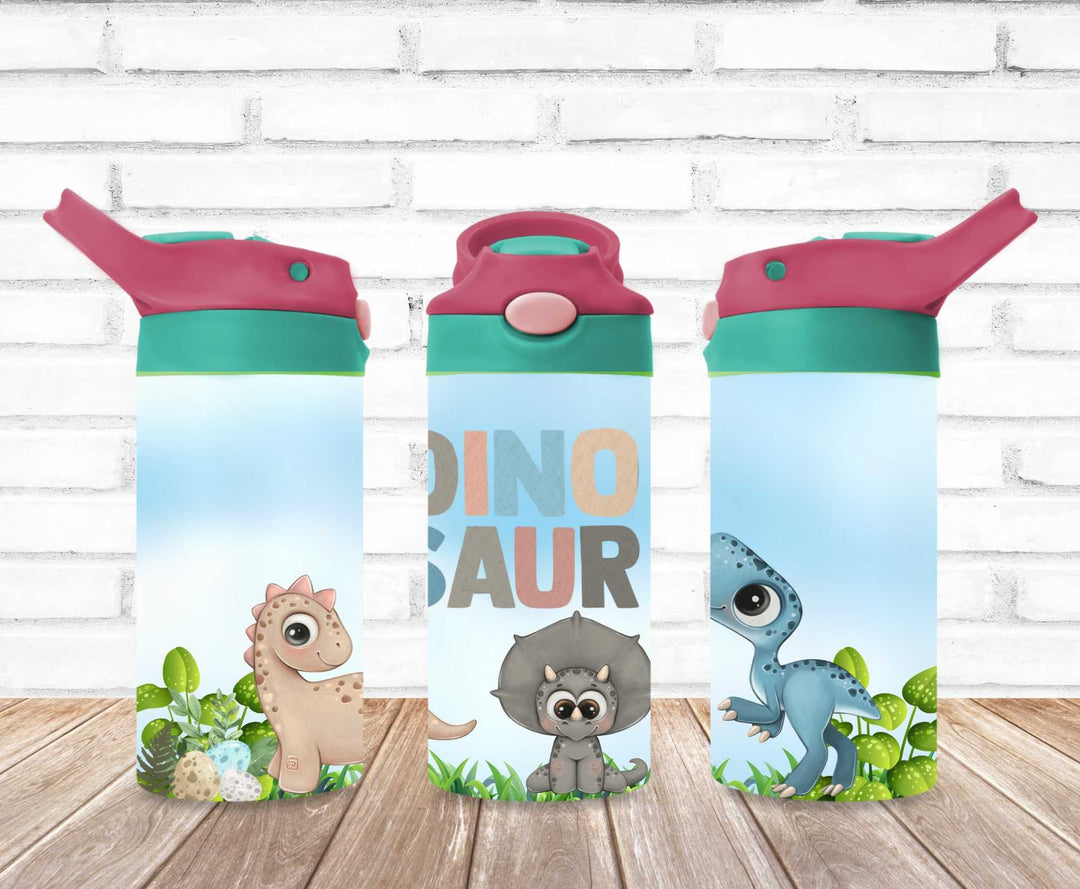 Kids Dinosaur Tumbler - Kids Water Bottle | Kids Water Tumbler | Great Kids Gift | Kids Sippy Cup | Back To School Cup - HOT SELLER!