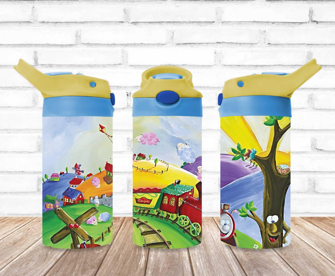 Kids Train Tumbler - Kids Water Bottle | Kids Water Tumbler | Great Kids Gift | Kids Sippy Cup | Back To School Cup - HOT SELLER!