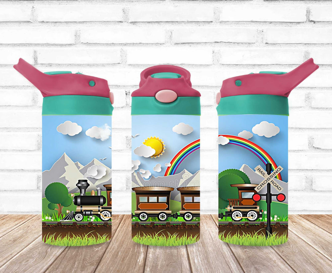 Kids Train Tumbler - Kids Water Bottle | Kids Water Tumbler | Great Kids Gift | Kids Sippy Cup | Back To School Cup - HOT SELLER!