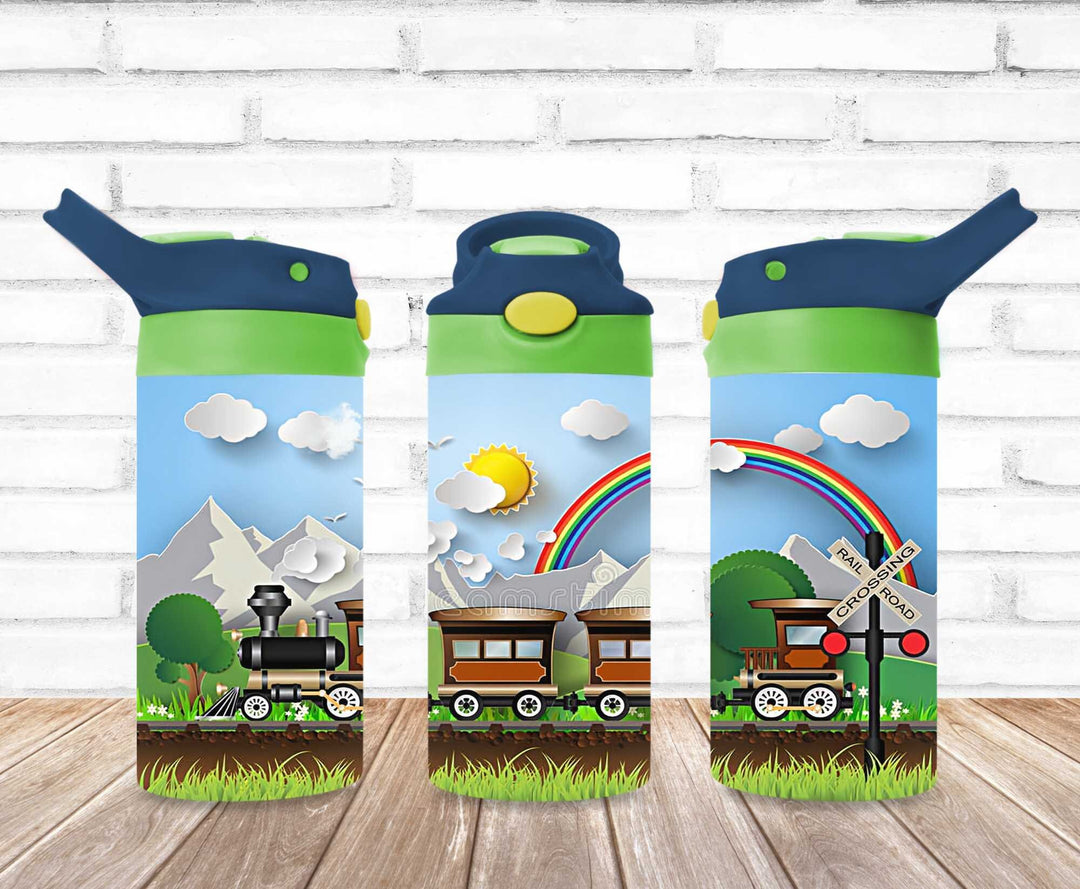 Kids Train Tumbler - Kids Water Bottle | Kids Water Tumbler | Great Kids Gift | Kids Sippy Cup | Back To School Cup - HOT SELLER!