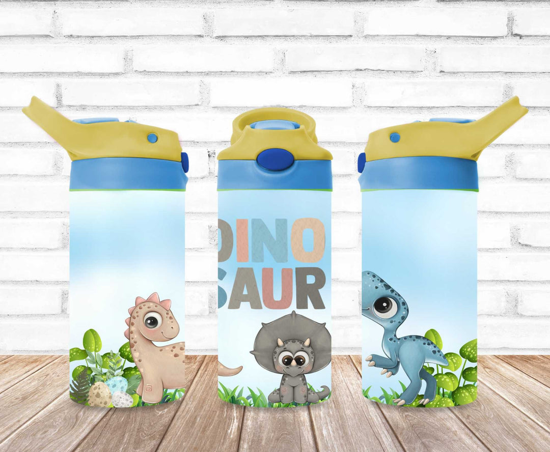 Kids Dinosaur Tumbler - Kids Water Bottle | Kids Water Tumbler | Great Kids Gift | Kids Sippy Cup | Back To School Cup - HOT SELLER!