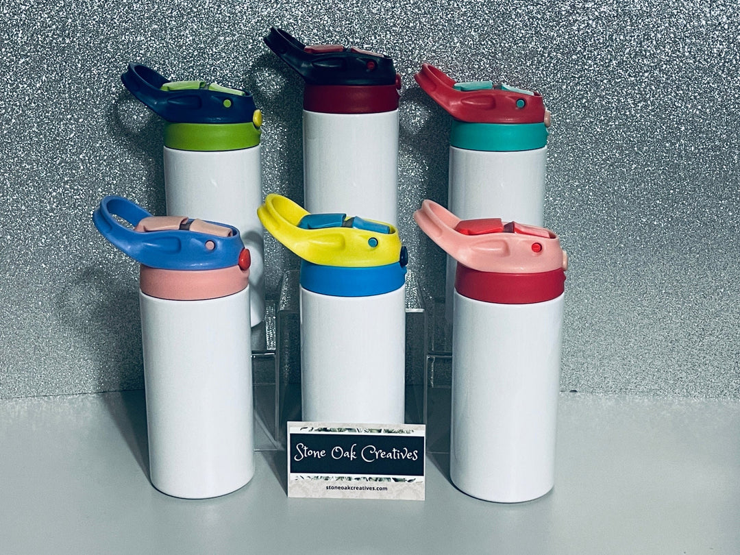 Kids Paw Prints Dog Cat Tumbler - Kids Water Bottle | Kids Water Tumbler | Great Kids Gift | Kids Sippy Cup | Back To School Cup