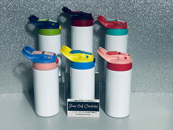 Kids Paw Prints Dog Cat Tumbler - Kids Water Bottle | Kids Water Tumbler | Great Kids Gift | Kids Sippy Cup | Back To School Cup