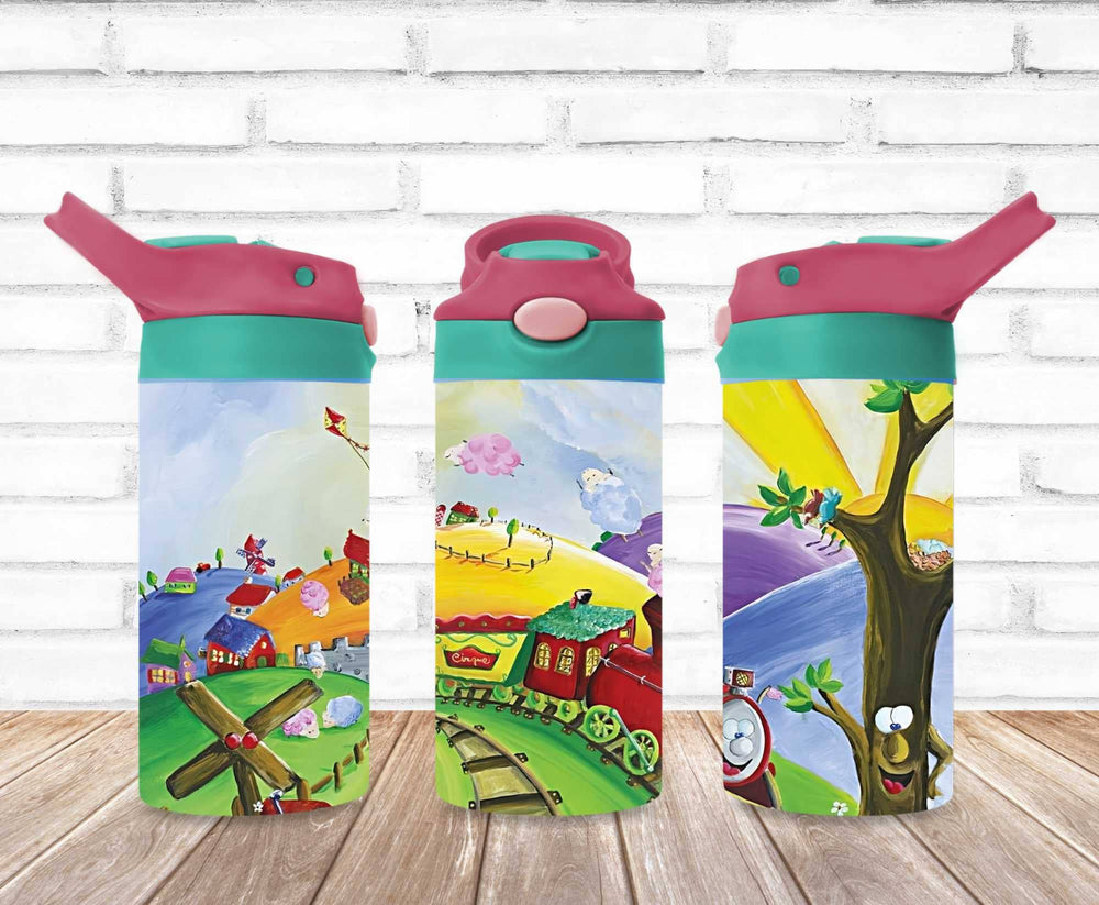 Kids Train Tumbler - Kids Water Bottle | Kids Water Tumbler | Great Kids Gift | Kids Sippy Cup | Back To School Cup - HOT SELLER!