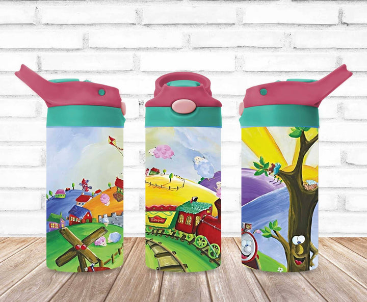 Kids Train Tumbler - Kids Water Bottle | Kids Water Tumbler | Great Kids Gift | Kids Sippy Cup | Back To School Cup - HOT SELLER!