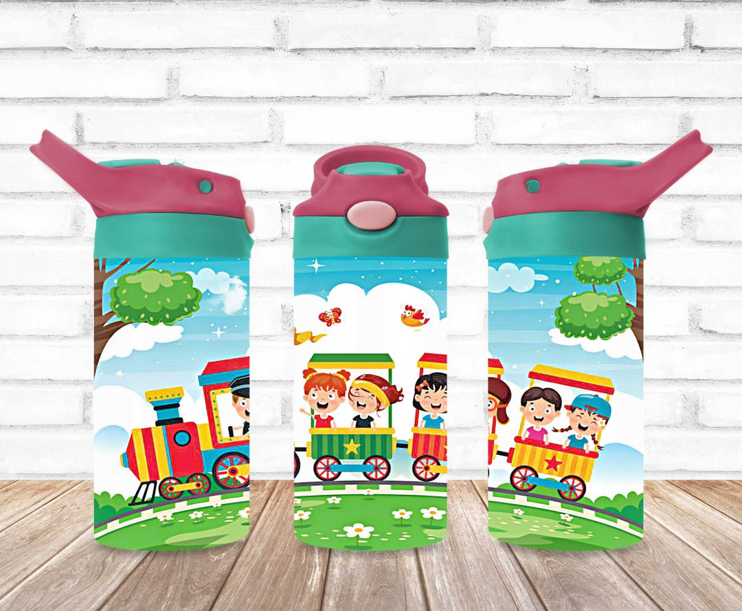 Kids Train Tumbler - Kids Water Bottle | Kids Water Tumbler | Great Kids Gift | Kids Sippy Cup | Back To School Cup - HOT SELLER!
