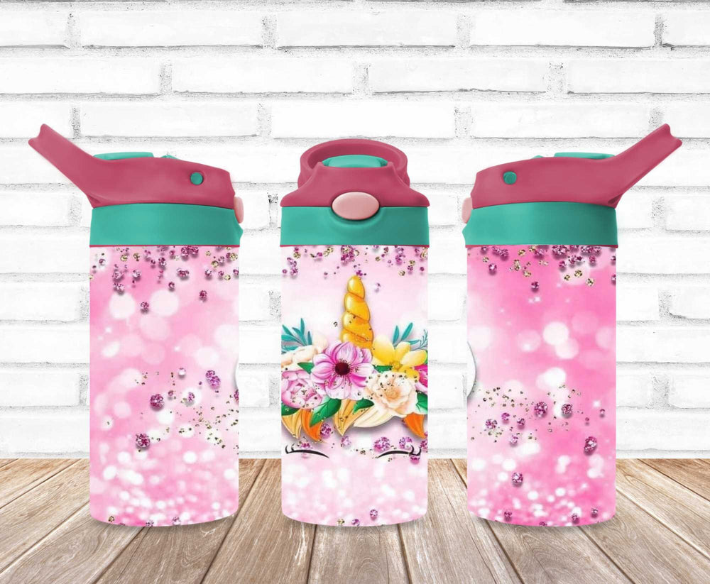 Kids Unicorn Princess Tumbler - Kids Water Bottle | Kids Water Tumbler | Great Kids Gift | Kids Sippy Cup | Back To School Cup