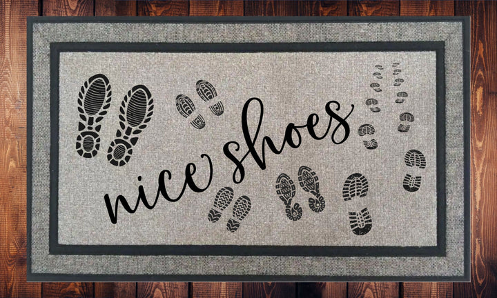 Nice Shoes - Take Off Your Shoes - Welcome Mat - Door Mat - HOT SELLER!, great unique gift