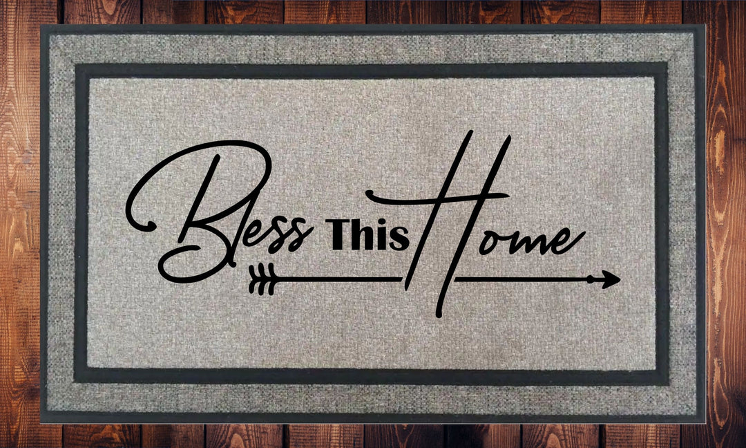 Bless This Home - Welcome Mat - Door Mat - HOT SELLER!, great unique gift