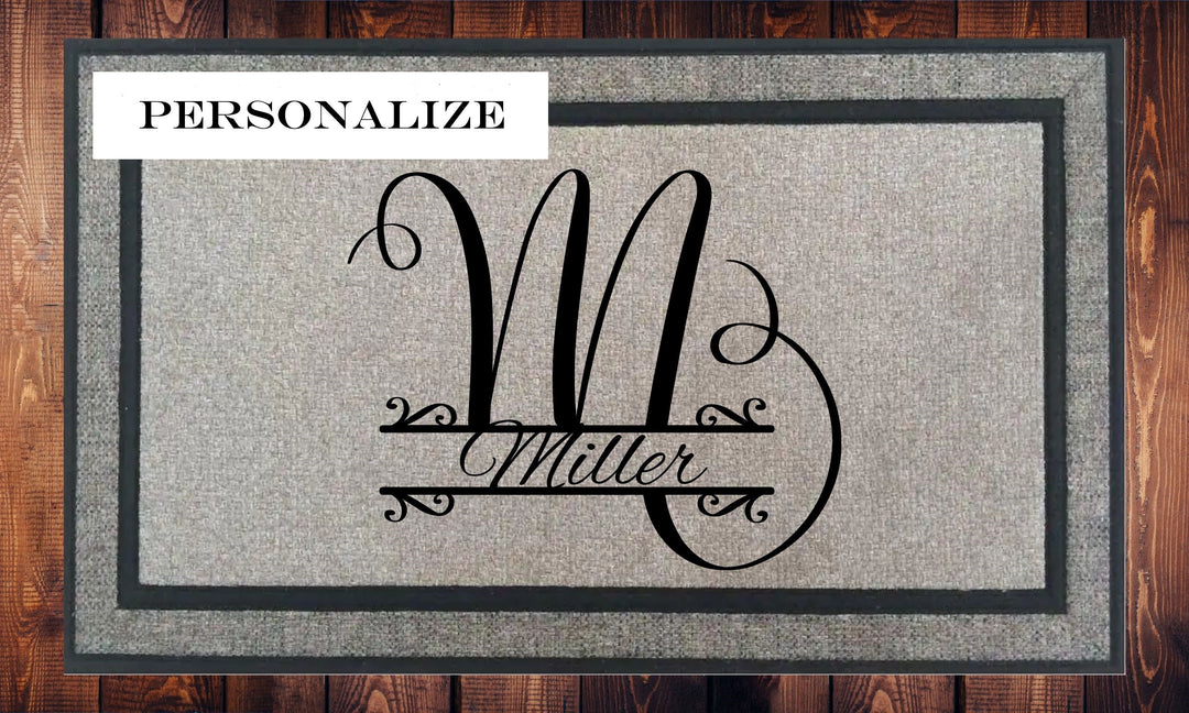 Name Door Mat - Personalize - Welcome Mat - Door Mat - HOT SELLER!, great unique gift