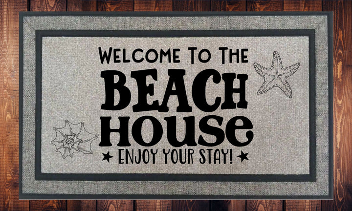 Welcome to the Beach House Enjoy Your Stay - Welcome Mat - Door Mat - HOT SELLER!, great unique gift