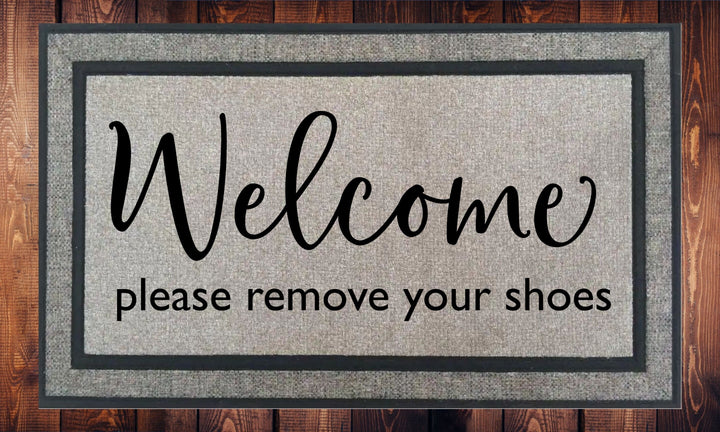 Welcome Please Remove Your Shoes - Welcome Mat - Door Mat - HOT SELLER!, great unique gift