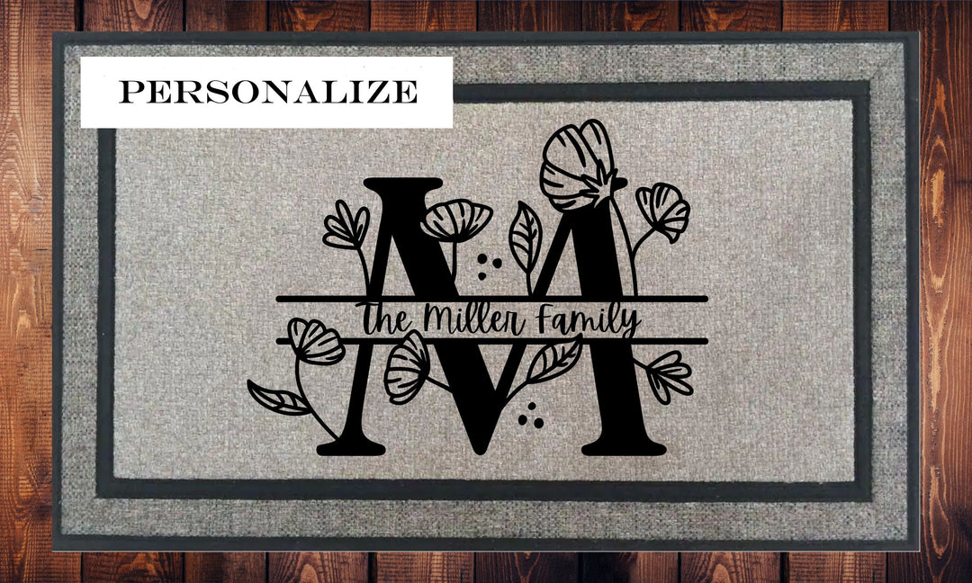 Name Door Mat - Personalize - Welcome Mat - Door Mat - HOT SELLER!, great unique gift