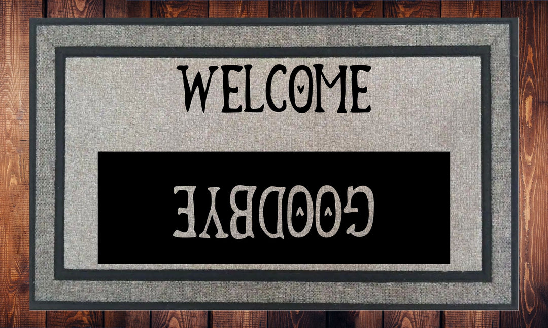 Welcome Goodbye - Welcome Mat - Door Mat - HOT SELLER!, great unique gift