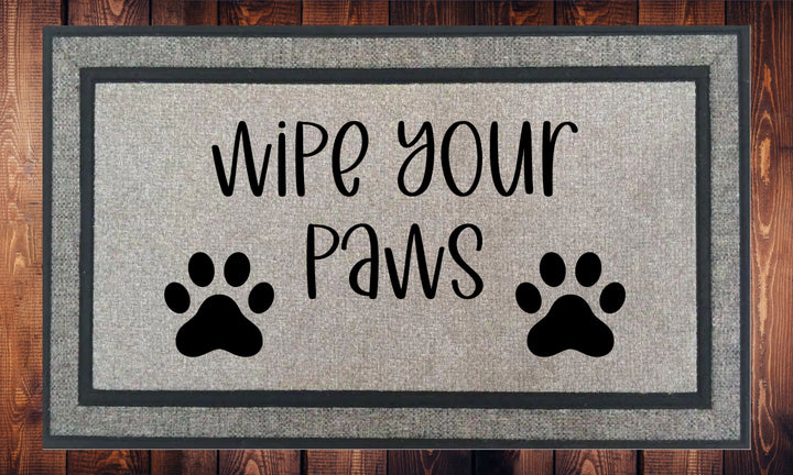 Wipe Your Paws - Welcome Mat - Door Mat - HOT SELLER!, great unique gift