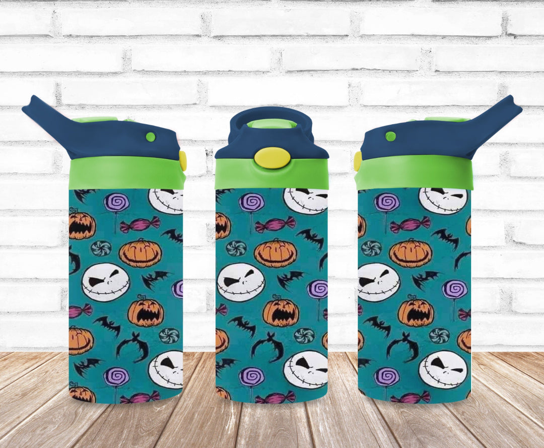 Kids Halloween Tumbler, Kids Water Bottle, Kids Water Tumbler, Kids FlipTop Cup, Kids Sippy Cup, Back To School Cup