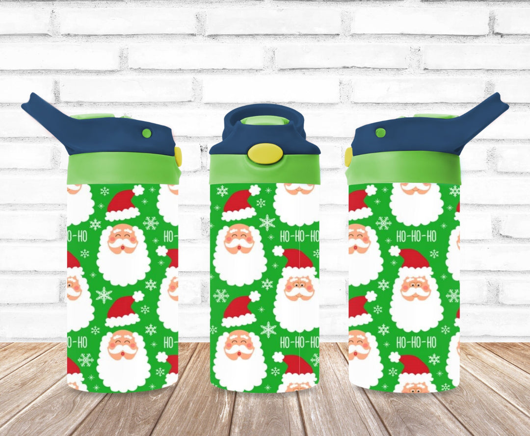 Christmas Santa Tumbler, Christmas Tree, Kids Water Bottle, Kids FlipTop Cup, Kids Sippy Cup, Back To School Cup, HOT SELLER!